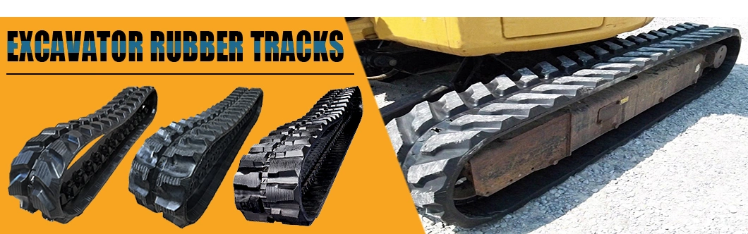 Small Rubber Track 250X96X41 for Hitachi &amp; Kubota Mini Excavator